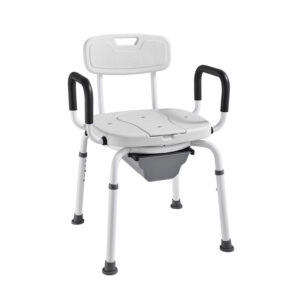 360°Swivel Shower Chair with armrests and backrest ASC009
